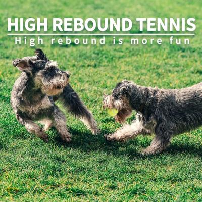 Show full view: allforpaws Interactives Maxi Ball Launcher Super Bounce Tennis Ball Dog Toy, Green, 6 count slide 7 of 9