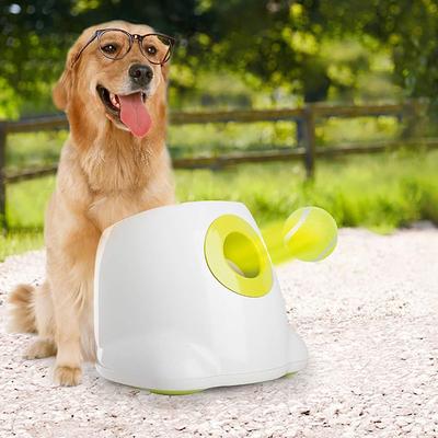Show full view: allforpaws Interactives Maxi Ball Launcher Super Bounce Tennis Ball Dog Toy, Green, 6 count slide 5 of 9