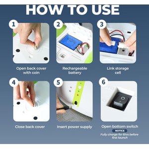 allforpaws Interactives Maxi Ball Launcher Dog Toy, White