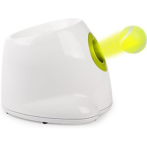 allforpaws Interactives Maxi Ball Launcher Dog Toy, White