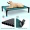 Show in main carousel: Heeyoo Elevated Cooling Dog Bed, Green, Medium slide 5 of 10
