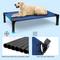 Show in main carousel: Heeyoo Elevated Cooling Dog Bed, Navy, Medium slide 6 of 10