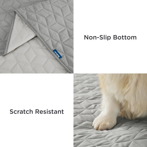 Show full view: Bedsure Waterproof Couch Cover Dog & Cat Blanket, Titanium Grey, Medium slide 3 of 9