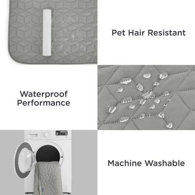 Show full view: Bedsure Waterproof Couch Cover Dog & Cat Blanket, Titanium Grey, Medium slide 4 of 9