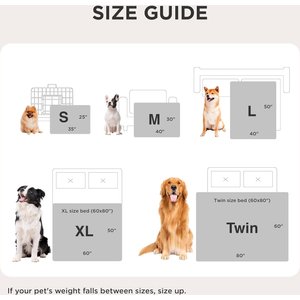 Bedsure Waterproof Dog & Cat Blanket, Cream, X-Large