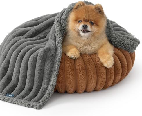Show full view: Bedsure Waterproof Dog & Cat Blanket, Warm Grey, Small slide 7 of 10