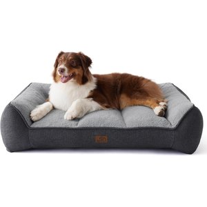 Bedsure Orthopedic Bolster Dog Sofa Bed with Removable Cover