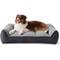 Show in main carousel: Bedsure Sherpa Sofa Dog Bed with Washable Removable Cover, Grey, Large slide 1 of 11