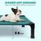 Show in main carousel: Heeyoo Elevated Cooling Dog Bed, Green, Medium slide 3 of 10