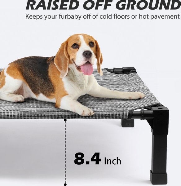 Heeyoo Elevated Dog Bed with Canopy