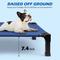 Show in main carousel: Heeyoo Elevated Cooling Dog Bed, Navy, Medium slide 3 of 10