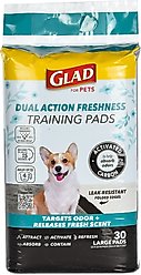 Glad for Pets Activated Carbon Dog Training Pads, 23 x 23-in, 30 count