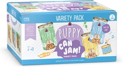 Weruva Puppy Can Jam Variety Pack Gluten-Free Chicken Chunks in Gravy Canned Wet Dog Food, 14-oz can, case of 9