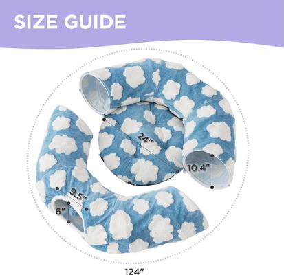 Lesure 2-in-1 Cat Tunnel Bed