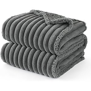 Bedsure Waterproof Dog & Cat Blanket, Warm Grey, X-Large