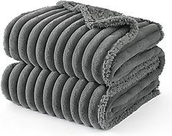 Bedsure Waterproof Dog & Cat Blanket, Warm Grey, Small