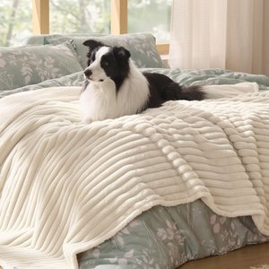 Bedsure Waterproof Dog & Cat Blanket, Cream, X-Large