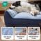 Show in main carousel: Bedsure Sherpa Sofa Dog Bed with Washable Removable Cover, Navy, X-Large slide 4 of 11