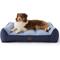Show in main carousel: Bedsure Sherpa Sofa Dog Bed with Washable Removable Cover, Navy, Large slide 1 of 11