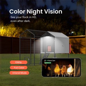 The Smart Coop Steel Run Chicken Coop, 4 to 6 Chicken Capacity