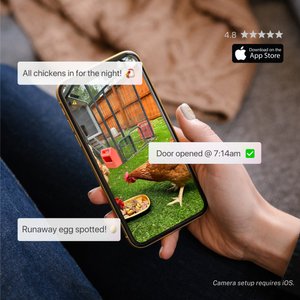 The Smart Coop Steel Run Chicken Coop, 4 to 6 Chicken Capacity