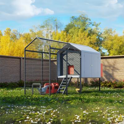 Show full view: The Smart Coop Steel Run Chicken Coop, 4 to 6 Chicken Capacity slide 2 of 10