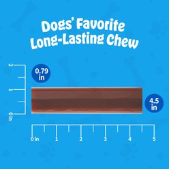 N-Bone Mega-Bone Long-Lasting Rawhide-Free Cheese Burger Flavor Adult Dog Chew, 16.8-oz bag, 6 count slide 2 of 9