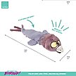 Show in main carousel: FuzzYard Peace Out Pigeon Squeaky Stuffing-Free Plush Dog Toy slide 6 of 9