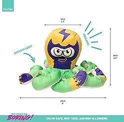 FuzzYard Octo The Outrageous Squeaky Plush Dog Toy slide 2 of 5