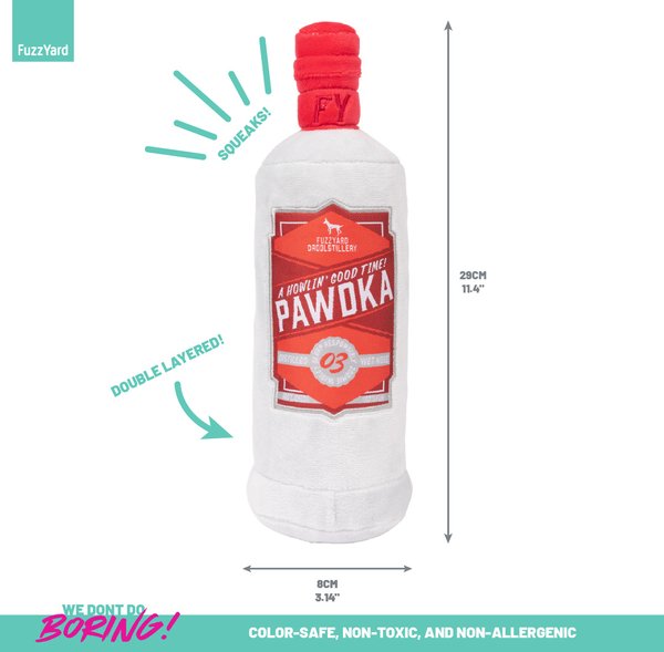 Show full view: FuzzYard Pawdka Squeaky Plush Dog Toy slide 4 of 5