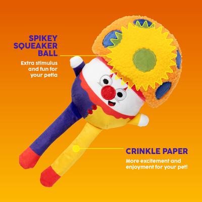 Show full view: FuzzYard Giggles Mushroom Squeaky Plush Dog Toy slide 8 of 9