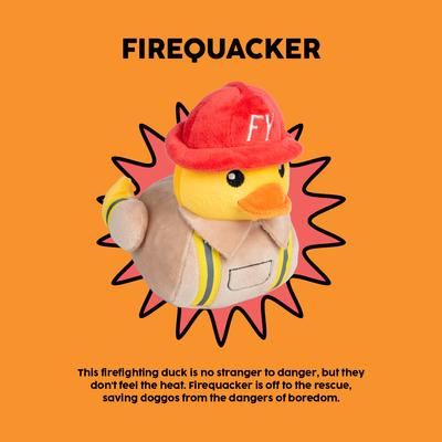 Show full view: FuzzYard Firequacker Squeaky Plush Dog Toy slide 8 of 10