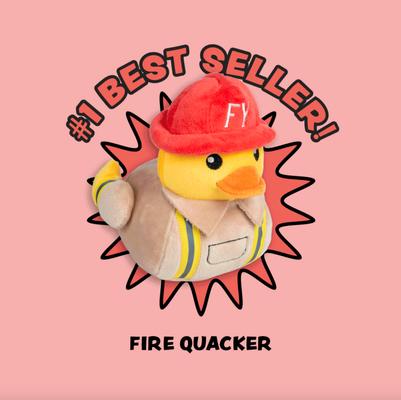 Show full view: FuzzYard Firequacker Squeaky Plush Dog Toy slide 7 of 10