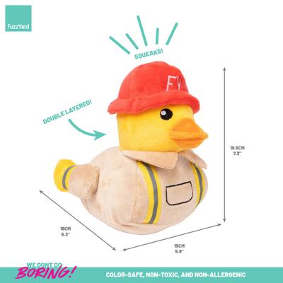 Show full view: FuzzYard Firequacker Squeaky Plush Dog Toy slide 6 of 10