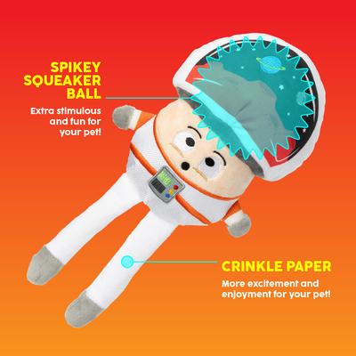 Show full view: FuzzYard Cosmo Mushroom Squeaky Plush Dog Toy slide 6 of 7