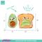 Show in main carousel: FuzzYard Avocado & Toast Squeaky Plush Dog Toy, 2 count slide 5 of 6