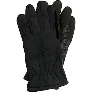 Ovation Lds Polar Suede Fleece Barn Glove, Black/Black, Medium