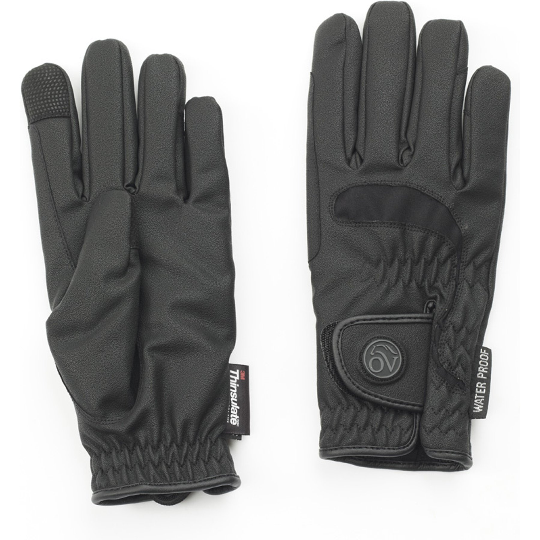 Ovation LuxeGrip Winter Barn Glove, Black, Small