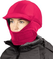 Ovation Winter Horse Riding Helmet Cover, Pink