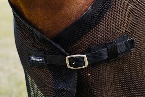 Show full view: Centaur Scrim Dress Horse Sheet, Black, Cob slide 3 of 5