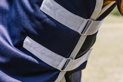 Show full view: Centaur T Series Horse Turnout Neck Cover 200G, Navy, Horse slide 3 of 3