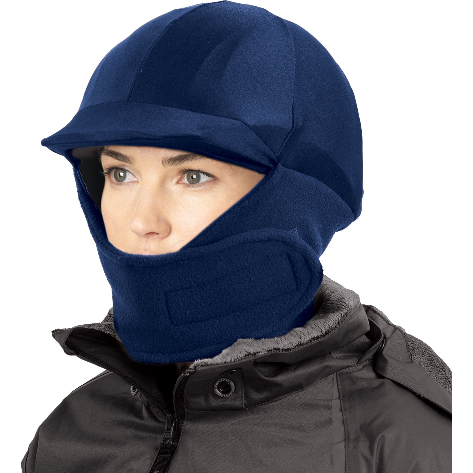 Ovation Winter Horse Riding Helmet Cover, Navy