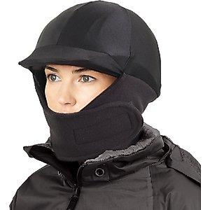 Ovation Winter Horse Riding Helmet Cover, Black