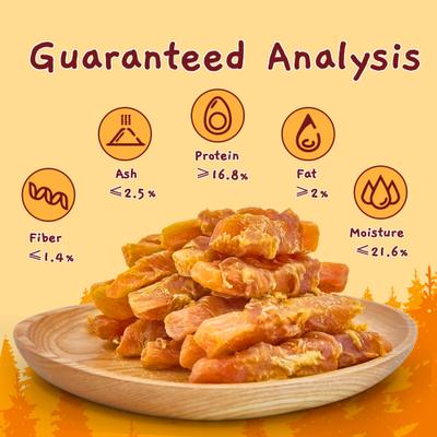 Show full view: Jungle Calling Skinless Chicken Gluten-Free & Grain-Free Wrapped Sweet Potato Chewy Dog Treats, 10.6-oz slide 3 of 11