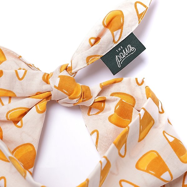 Show full view: The Paws Candycorn Dog Bandana, Medium slide 5 of 6