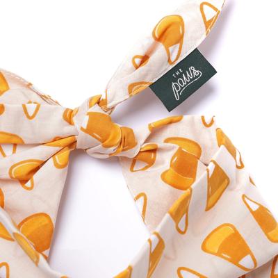 Show full view: The Paws Candycorn Dog Bandana, Small slide 5 of 6