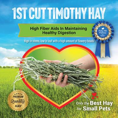 Show full view: Small Pet Select First Cut Timothy Hay Small Animal Food, 40-lb box slide 5 of 7
