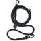 Show in main carousel: Found My Animal Adjustable Rope Dog Leash, Matte Black, Medium: 7-ft long, 3/8-in wide slide 1 of 4