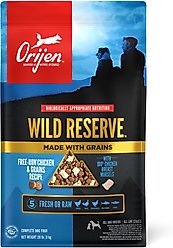 ORIJEN Wild Reserve Free-Run Chicken & Grains Dry Dog Food Recipe, 20-lb bag
