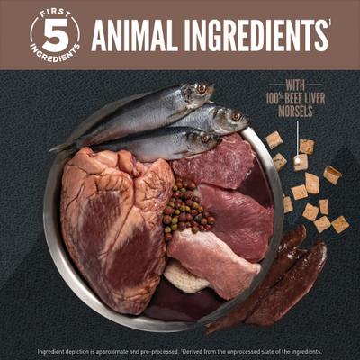 Show full view: ORIJEN Wild Reserve Farm-Raised Beef & Lamb Dry Dog Food, 4-lb bag slide 4 of 12